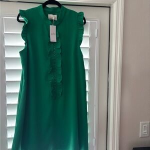 Lilly Pulitzer Green Ruffle Dress
